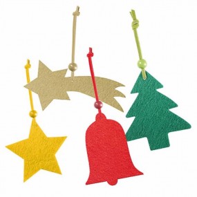 Filzanhänger Weihnachten - Weihnachtsanhänger aus Filz ...